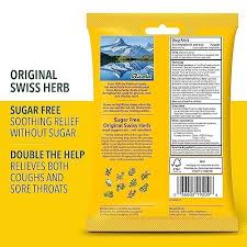 ricola sugar free swiss herb cough