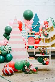 party ideas modern christmas tree party
