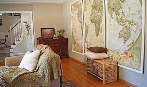 How To Use Old Maps In Home Decor Decoist