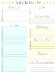 Google To Do List Template Weekly Planner Printable Daily