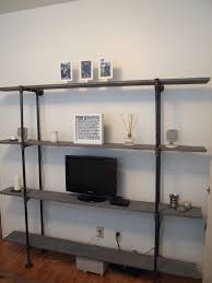 I had a very long narrow closet where i wanted this to go, so i knew my boards/shelves needed to have a narrow profile (these were cut for free to size at home depot, i think lowes does free cuts as well). Diy Industrial Pipe Shelf Onigiri Everyday