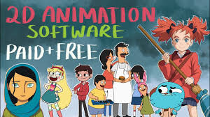 2d animation software paid and free