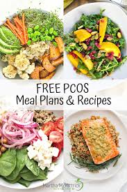 free pcos meal plans and recipes