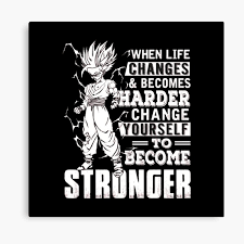 Fast forward to today and now we have dragon ball super , first released in 2015, that's full of inspirational quotes, funny moments, and more. Goku Quotes Canvas Prints Redbubble