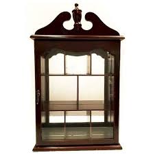 Vintage Curio Cabinet Colonial