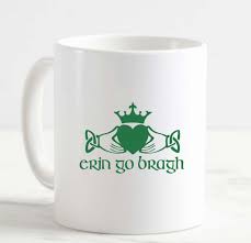coffee mug erin go bragh celtic