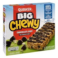 quaker big chewy chocolate chip granola
