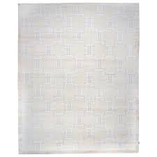 silk 12x15 beige ivory grey area rug
