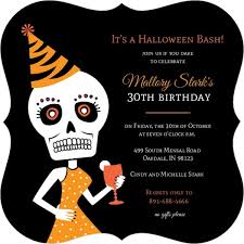 Halloween 30th Birthday Bash Invitation 30th Birthday Invitations