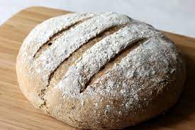 homemade whole wheat crusty bread