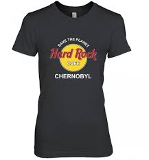 Save The Planet Hard Rock Cafe Chernobyl Premium Womens T