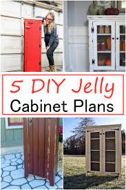 5 diy jelly cabinet plans diy crafts