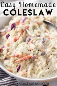 best easy homemade coleslaw recipe