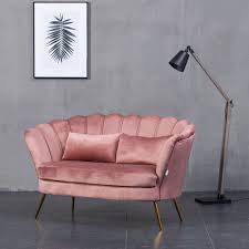 blush pink velvet armchair s