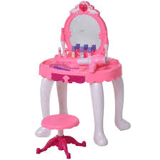 qaba children dressing table set s