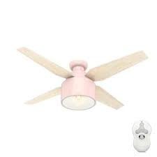 Indoor Blush Pink Ceiling Fan