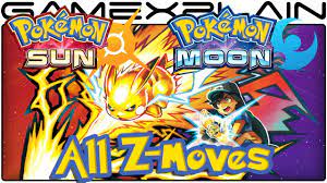 Pokémon Sun & Moon - All 26 Z-Moves - YouTube