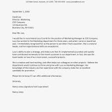 Sample Recommendation Letters For A Promotion