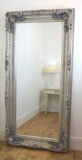Large silver mirror on mirror with beaded frame 120cm x 79cm. 38 Large Mirrors Ideas Floor Mirror Mirror Wall Mirror Decor