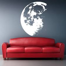 Outer Space Moon Wall Sticker