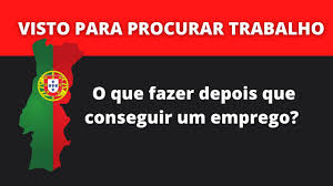 vem com o visto para porcurar emprego