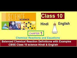 Balance Chemical Reaction Definitions