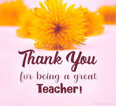 thank you teacher messages and es