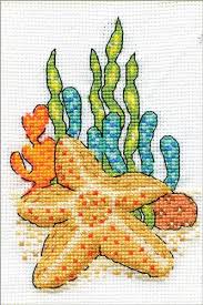 Starfish Counted Cross Stitch Kit