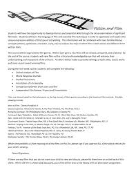 syllabus for fiction and film 