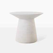 Holly Outdoor Concrete Side Table Grey