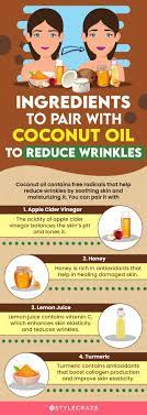 wrinkles using coconut oil