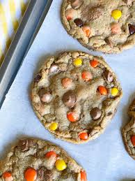 Stir in the chocolate candies and chocolate chips. Ultimate Peanut Butter Cup Monster Cookies Picky Palate
