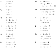 system of equations solved by matrices