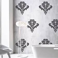Damask Wall Accent Stickers Pattern