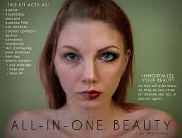 photo makeup beauty ad parody