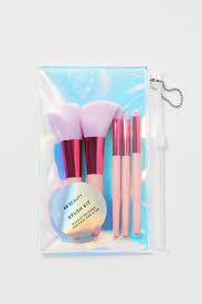 h m beauty 5 pcs mini makeup brush kit