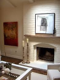 Fresh Coat Of Paint On Your Fireplace Brick