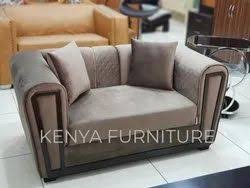 kenya furniture grey sofa set 2 seater