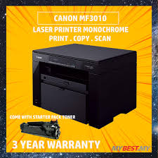 Once the drivers and toolbox have been uninstalled, you can download the newest version of the drivers and software from the link above. Canon Imageclass Mf3010 All In One Laser Mono Printer