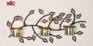 Metal Wall Art Decoration Candle Holder