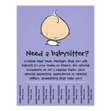 Babysitting Ideas on Pinterest | Babysitting, Business Cards and ... via Relatably.com