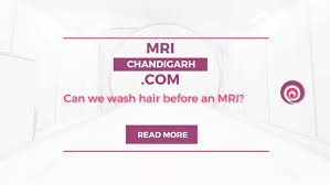 can we wash hair before an mri mri