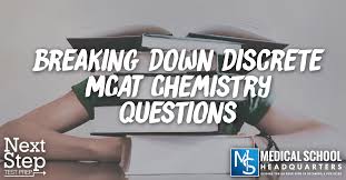 Discrete Mcat Chemistry Questions