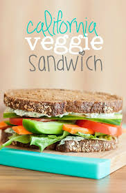 california veggie sandwich a tasty