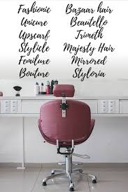 cly hair salon names for high end salons