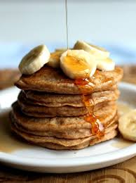 whole wheat banana quinoa pancakes