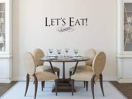 Let S Eat Vinyl Wall Decal Let S Eat