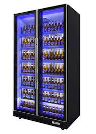 Luxury Commercial Beverage Cooler Glass