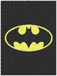 Batman Graph Chart Pattern Afghan Download Now Crochet