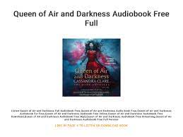 Queen of Air and Darkness Audiobook Free Full by TettyMadilyn - Issuu